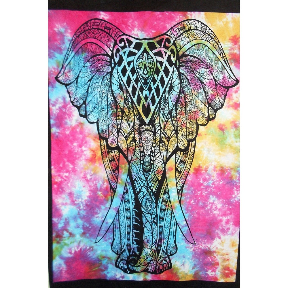 Mandala Tapestry Indian WallHanging Decor Bohemian Hippie Poster Throw 49"X86"